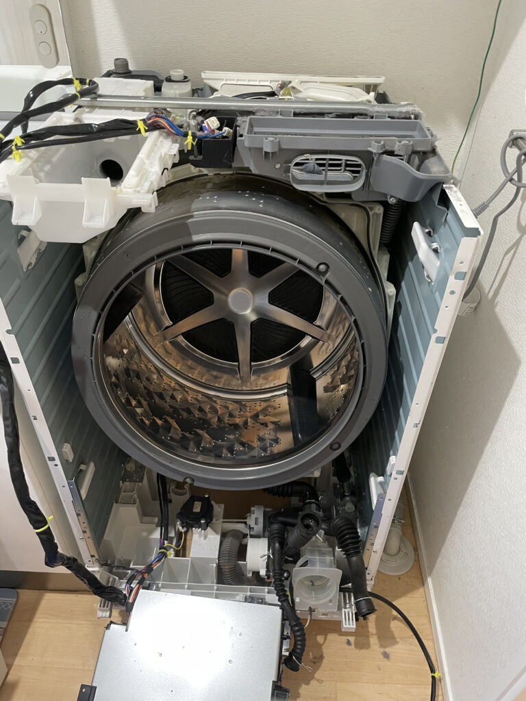 HITACHI BD-S8600L ドラム式洗濯機 分解洗浄-